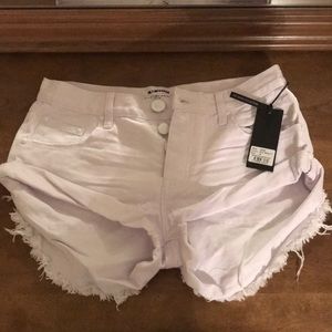 SOLD One Teaspoon Bandits shorts “White Beauty”